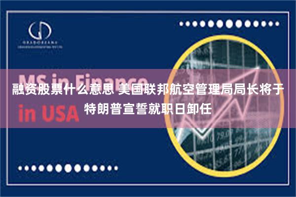 融资股票什么意思 美国联邦航空管理局局长将于特朗普宣誓就职日卸任