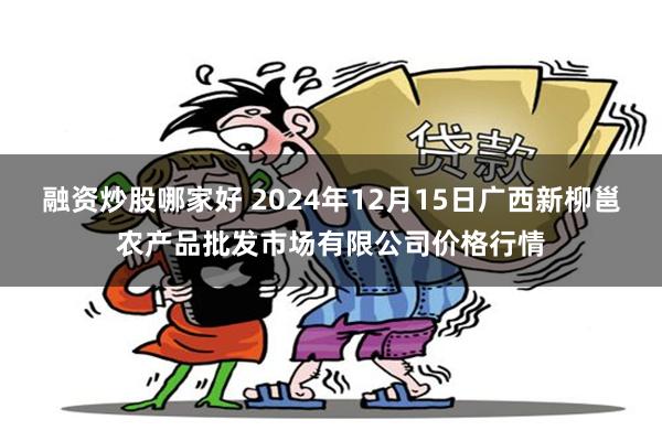 融资炒股哪家好 2024年12月15日广西新柳邕农产品批发市场有限公司价格行情