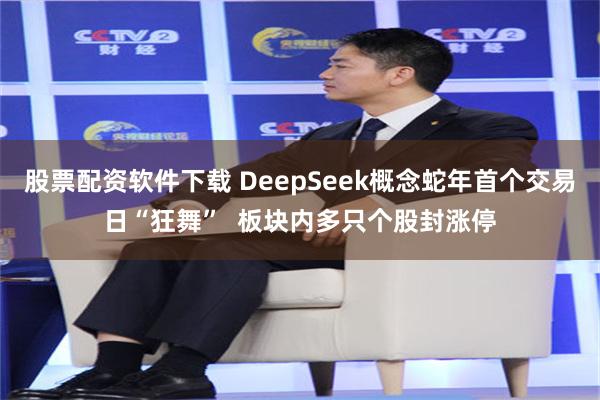 股票配资软件下载 DeepSeek概念蛇年首个交易日“狂舞”  板块内多只个股封涨停